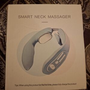 Smart Neck Massager in Blue and White